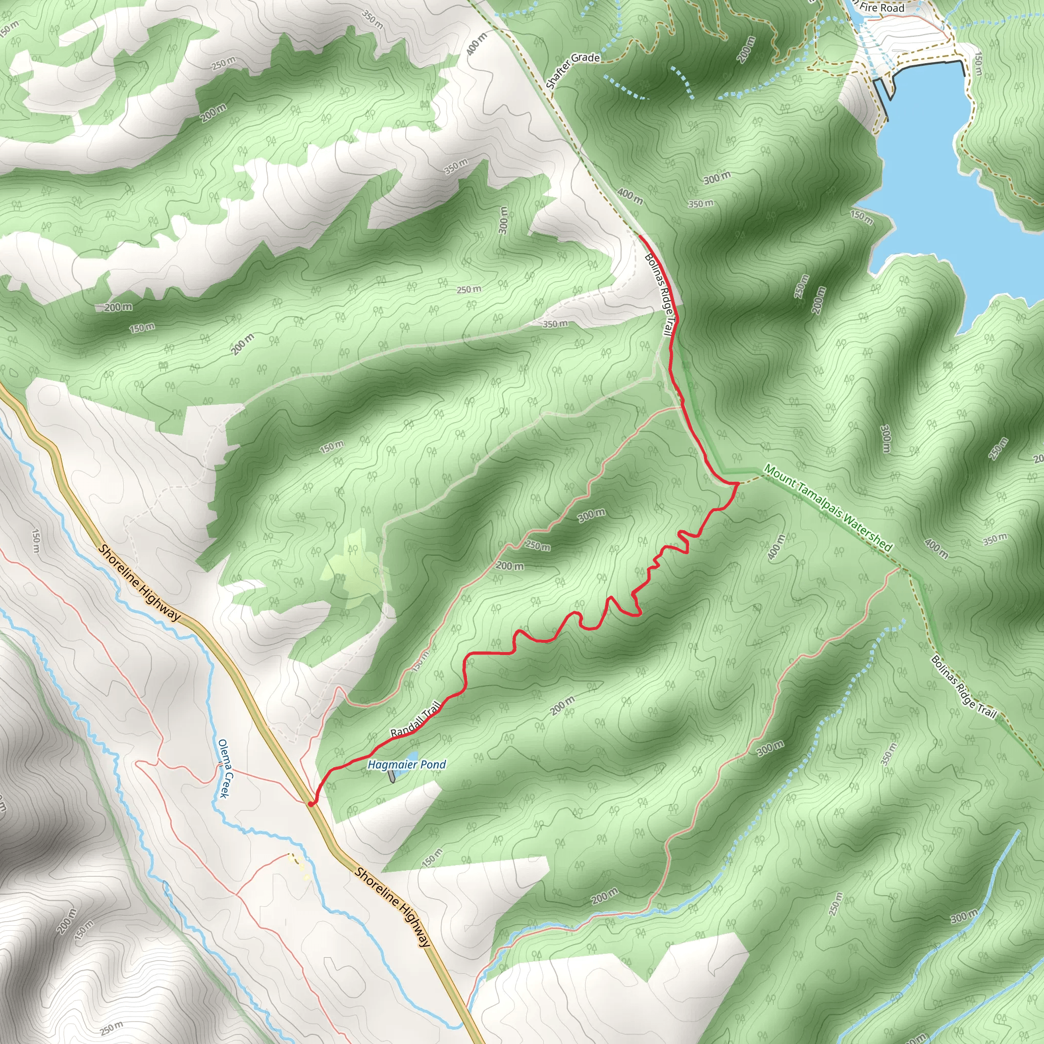 Randall Trail mobile static map