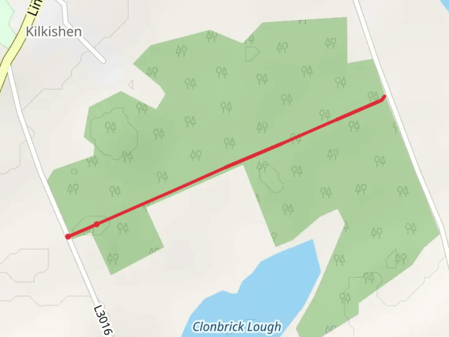 An image depicting the trail Kilkishen Bog Walk and its surrounding area.