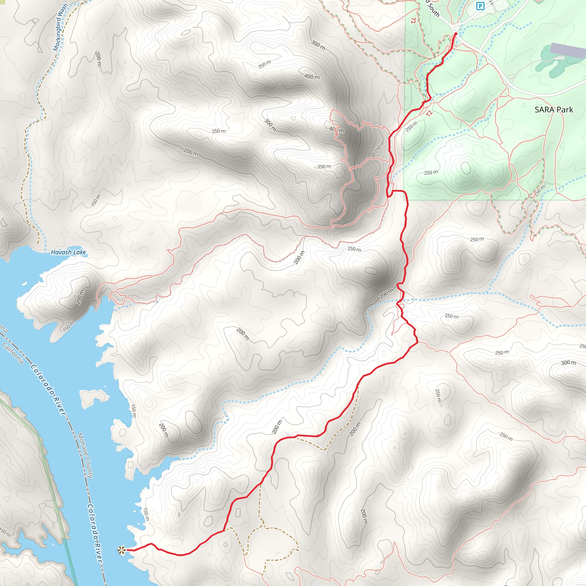 Pilot Rock via Trash Can mobile static map