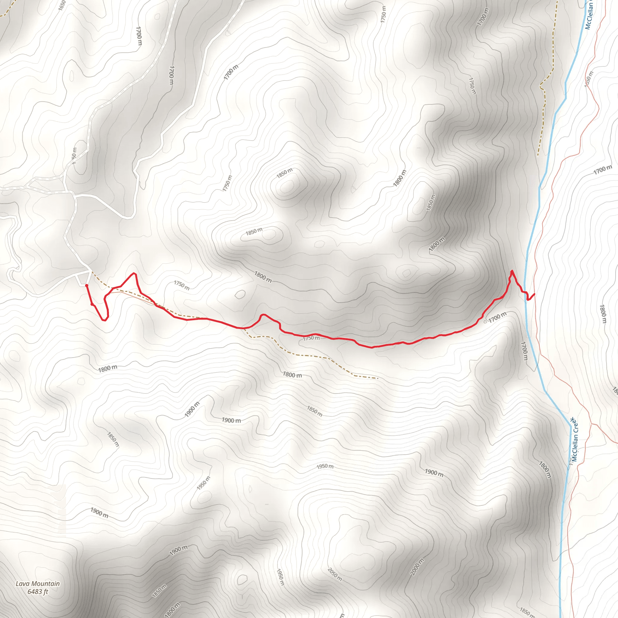 Willard Creek mobile static map