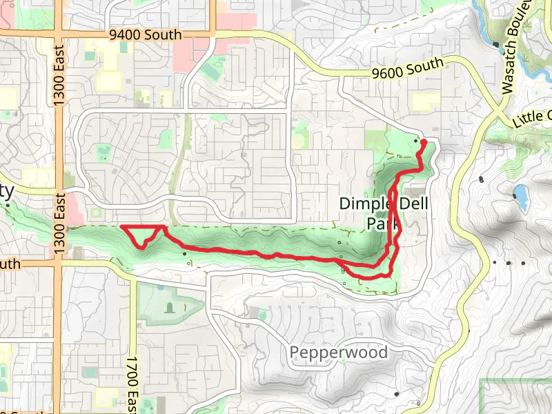 Mountain View Trail, Dry Creek Trail and Flanders Point Loop Trail