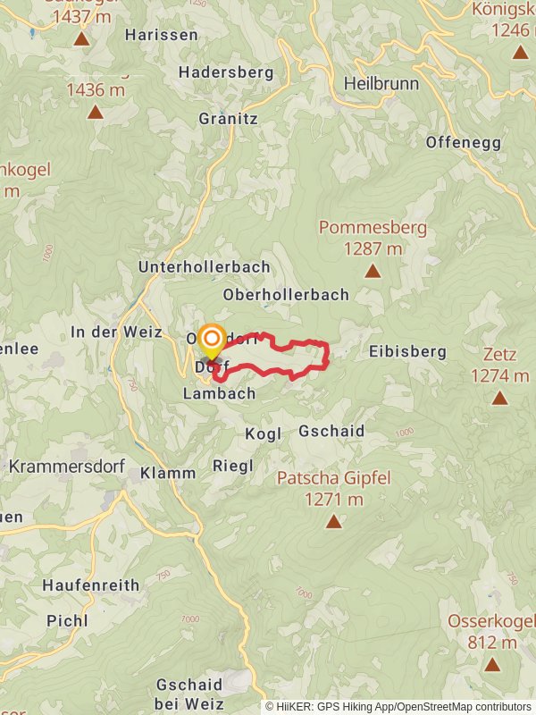 Rowanberry Panorama Trail mobile static map