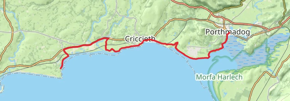 Wales Coast Path stage 26 Map