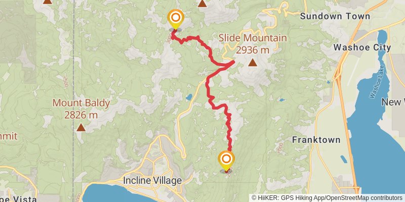 American Discovery Trail North Route stage 356 Map