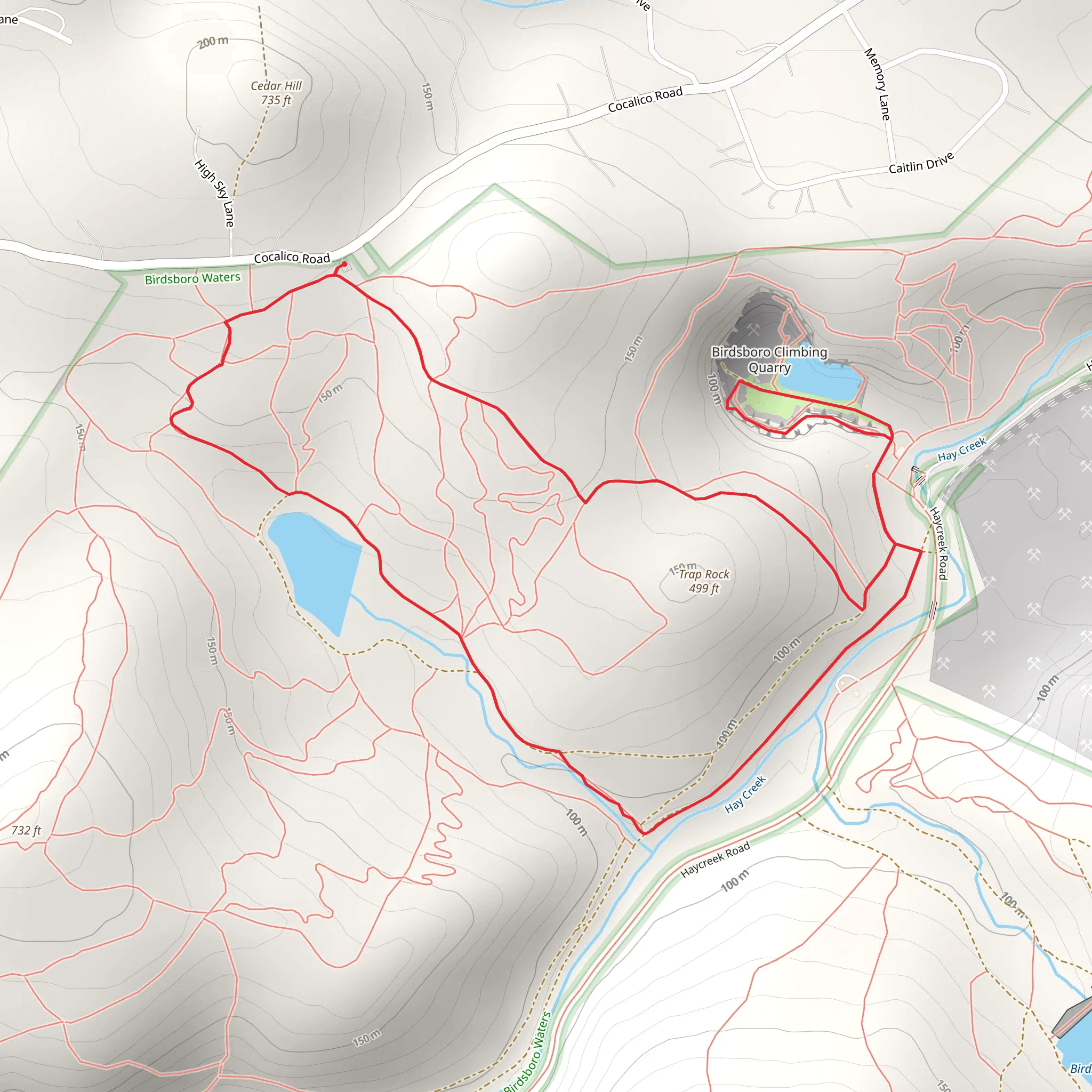 Trap Rock Loop Trail mobile static map