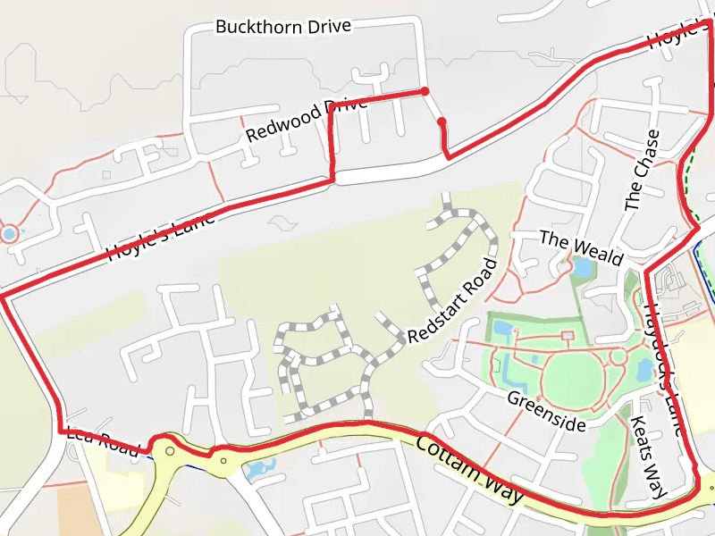 Cottom Way Arches and Kings Maze Loop