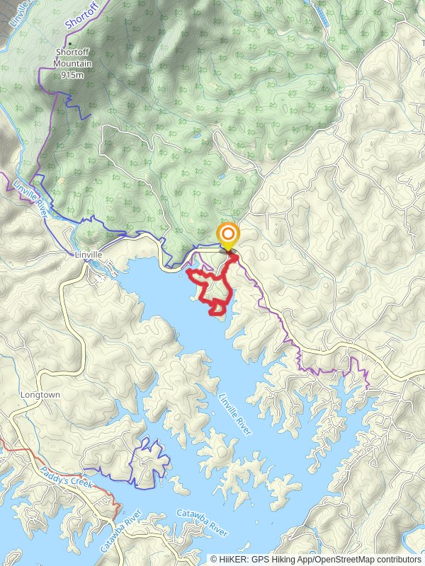 Fonta Flora County Park Loop mobile static map