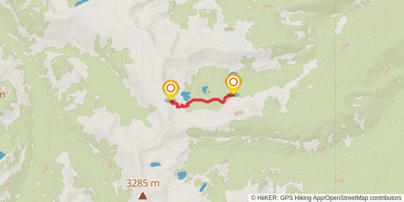 Great Falls Creek Trail stage 2 Map