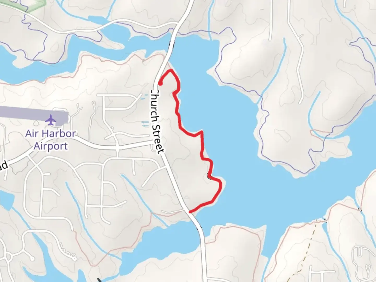An image depicting the trail Crockett Trail and its surrounding area.