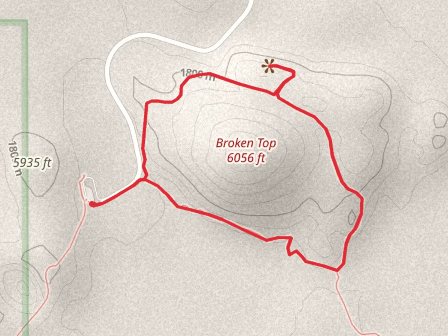 An image depicting the trail Broken Top Loop Trail and its surrounding area.
