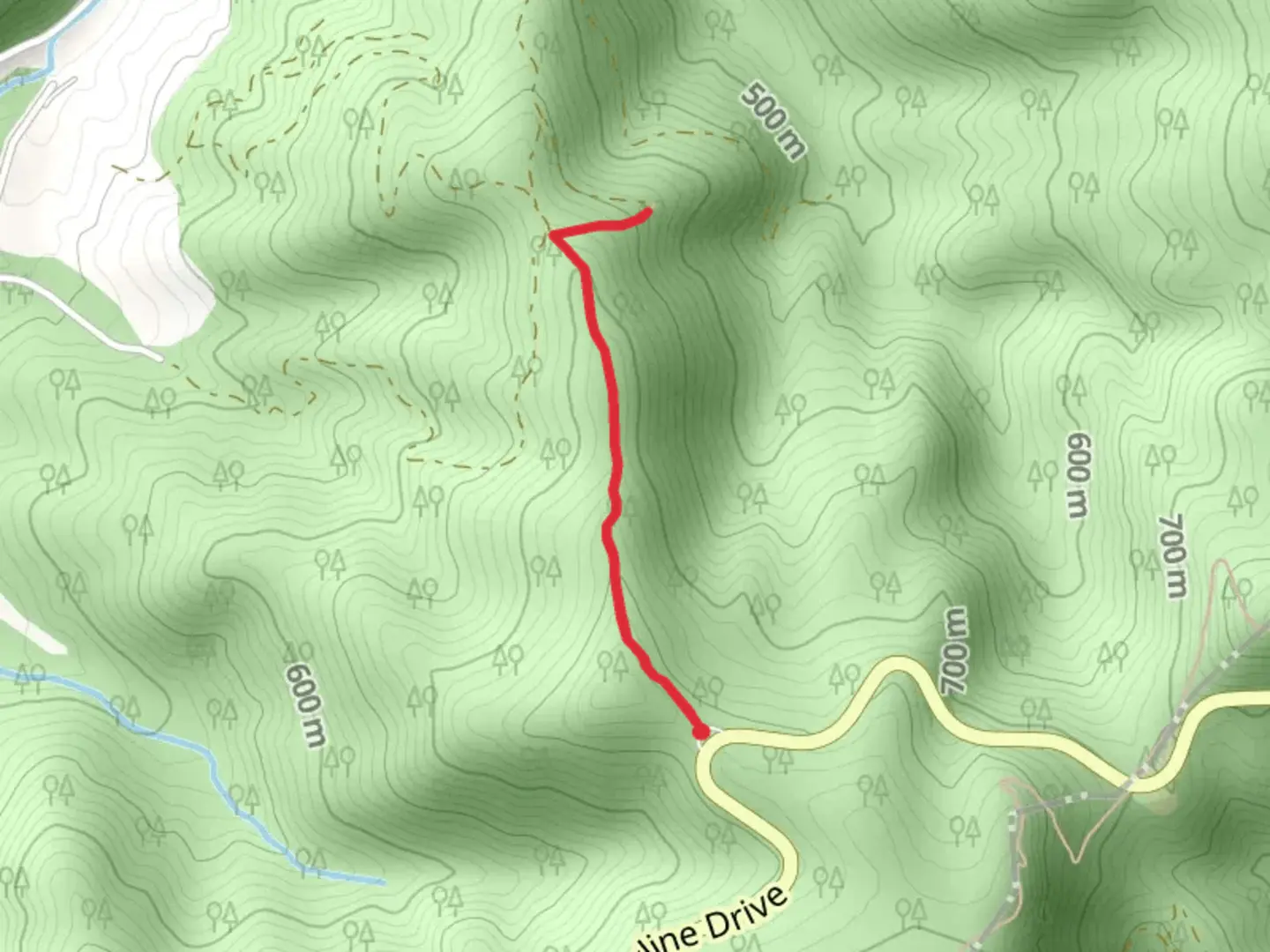 An image depicting the trail Argow Cabin Walk and its surrounding area.