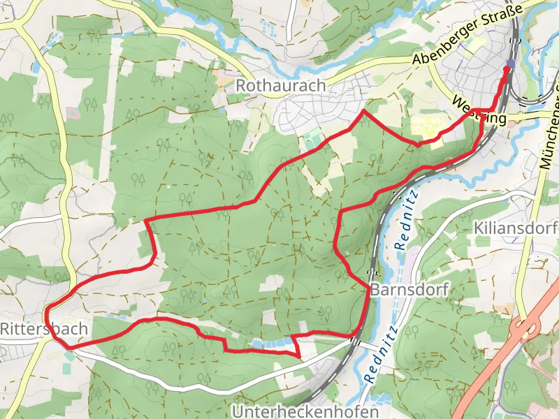 Weinberg Rednitztal Loop