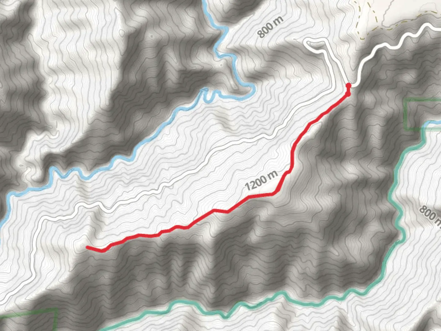 An image depicting the trail Little Oak Flat and its surrounding area.