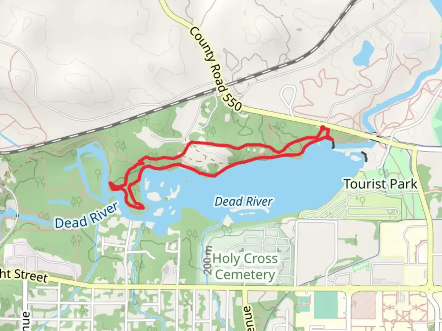 An image depicting the trail North Country and Noquemanon Loop Trail and its surrounding area.