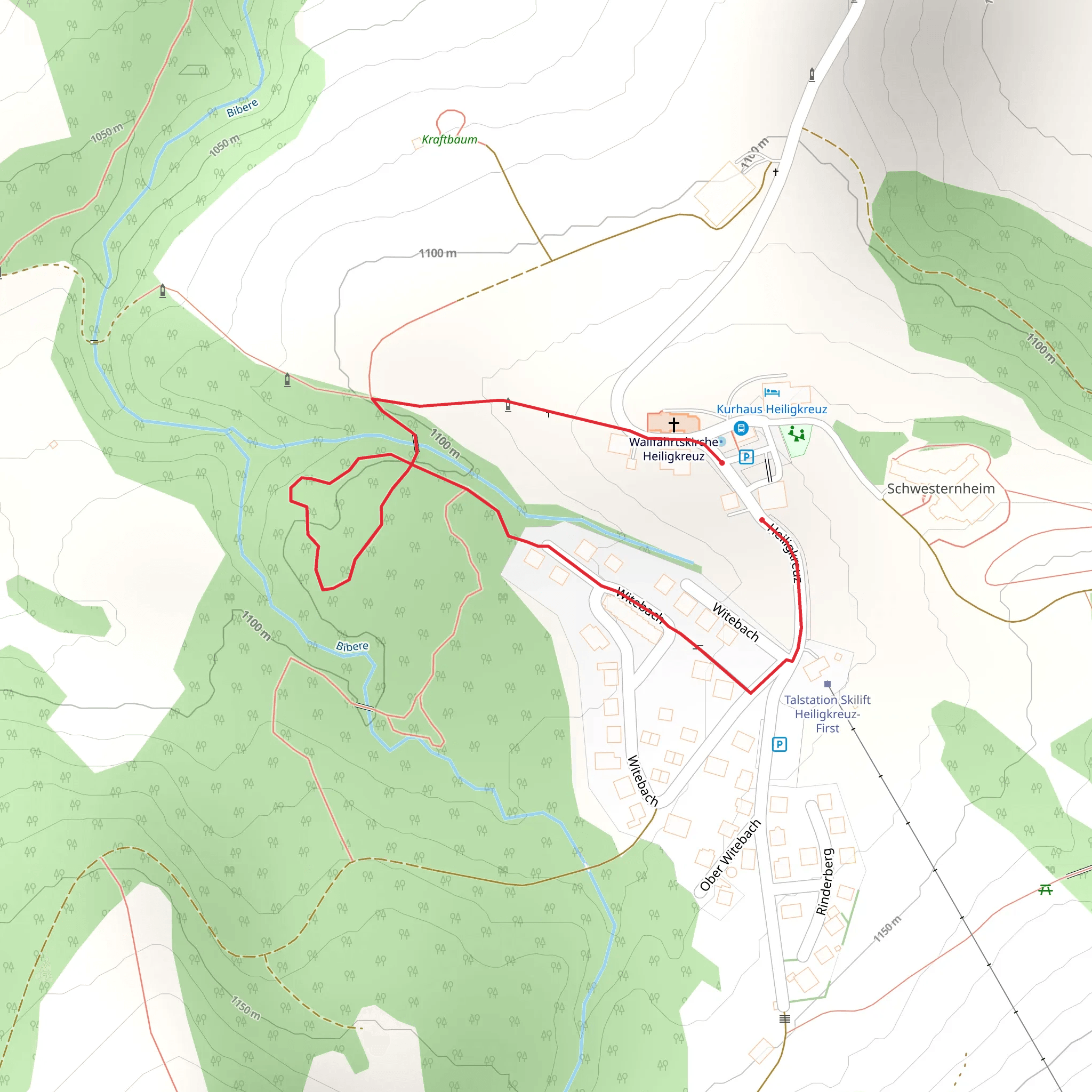 Seelensteg Heiligkreuz - Ein Ort der Kraft mobile static map
