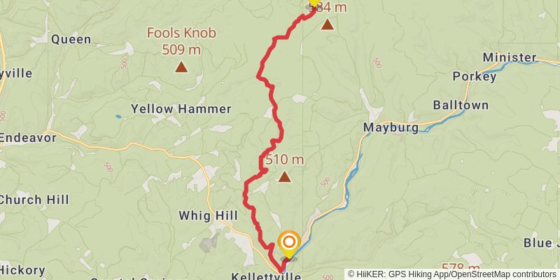 North Country Trail - Allegheny National Forest Section stage 7 Map