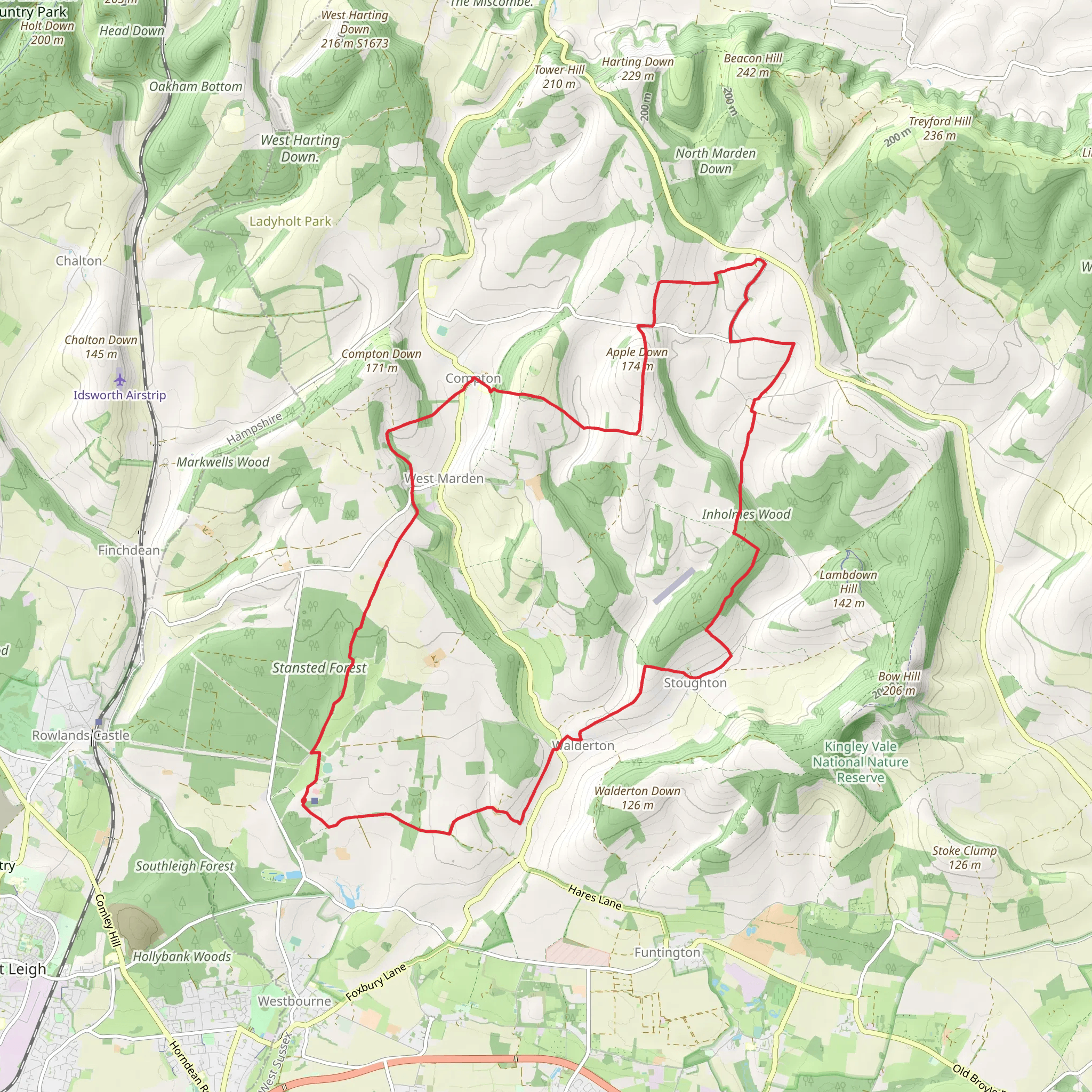 Octagon Way mobile static map