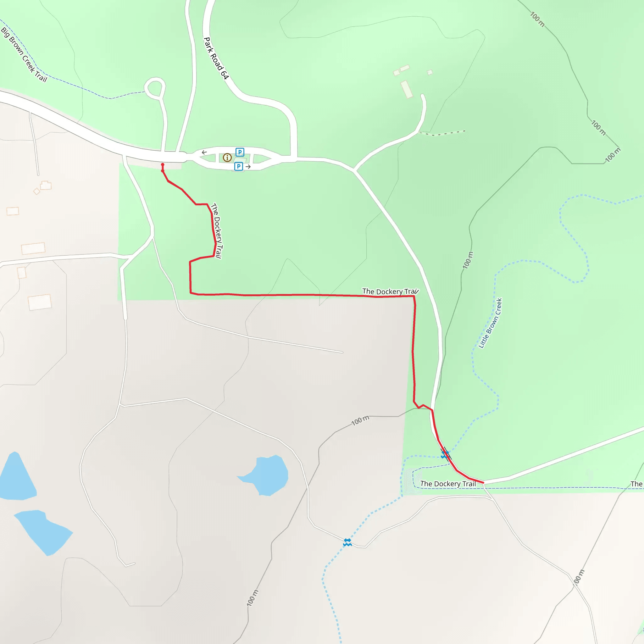The Dockery Trail mobile static map