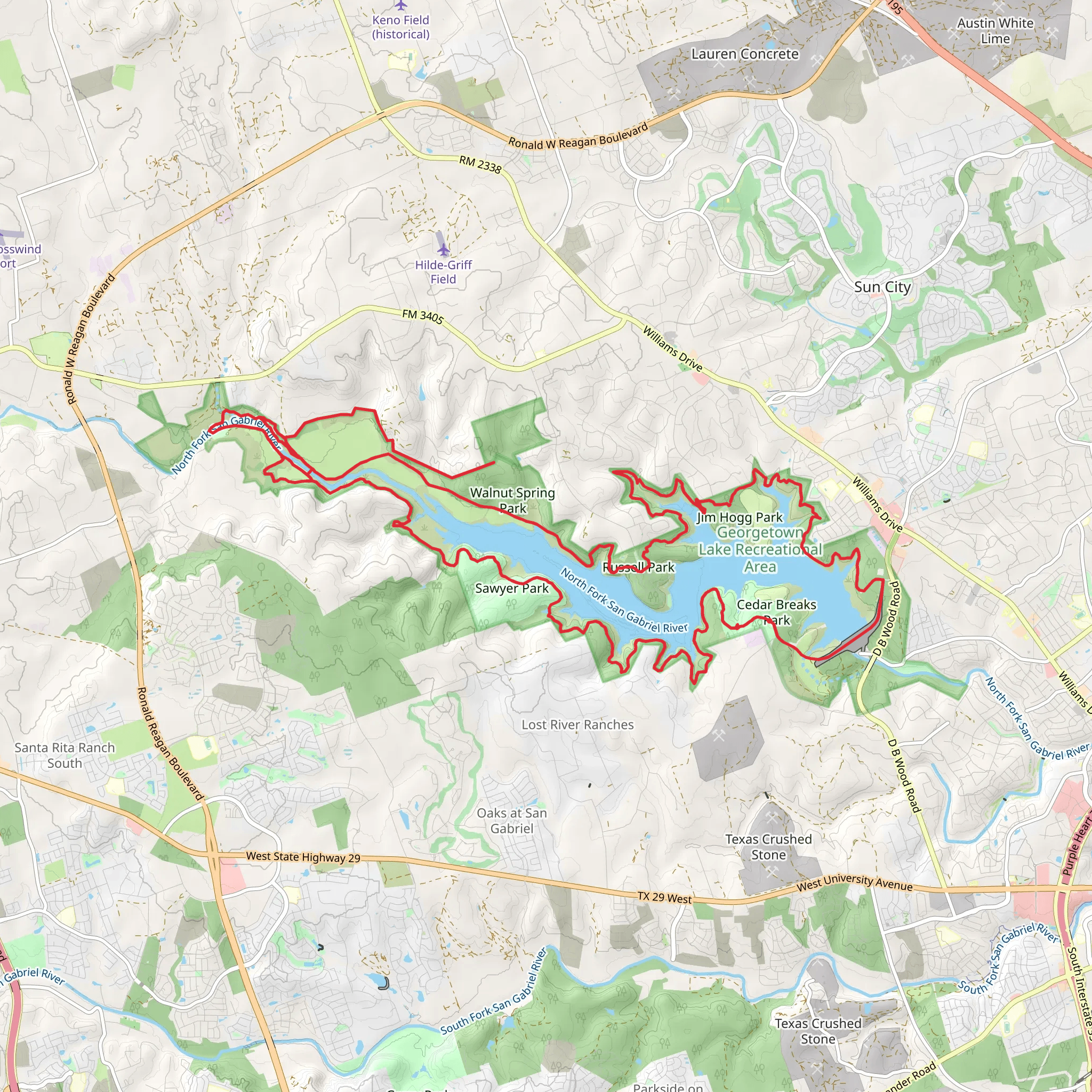 Good Water Loop mobile static map