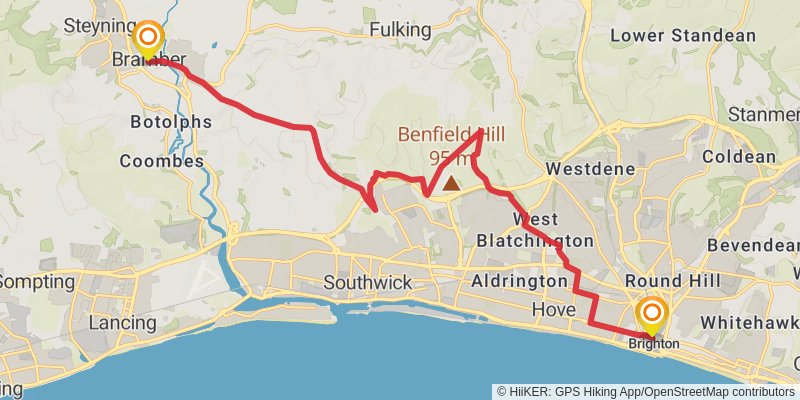 Monarch's Way stage 47 Map