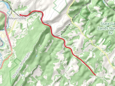 Along Flaugherty Creek