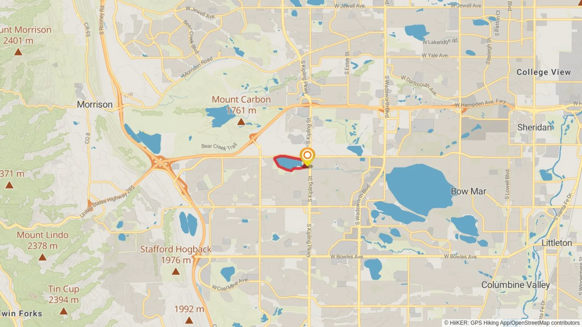 An image depicting the trail Harriman Lake Loop and its surrounding area.
