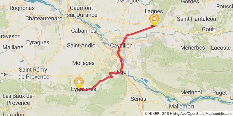 Via Domitia stage 22 Map