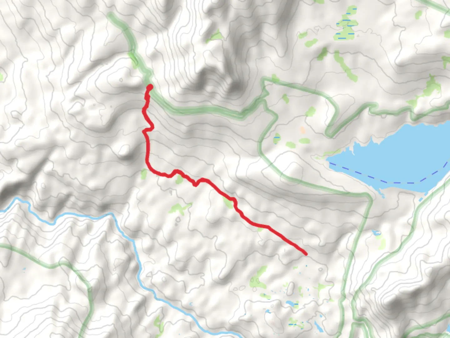 An image depicting the trail China Camp Trail and its surrounding area.