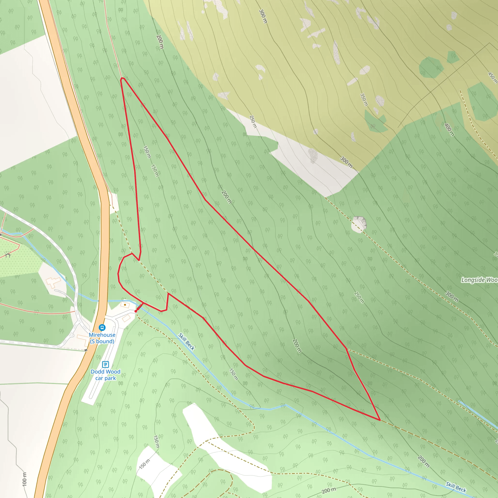 Douglas Fir Trail mobile static map