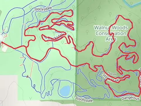 Walnut Woods Conservation Area Loop