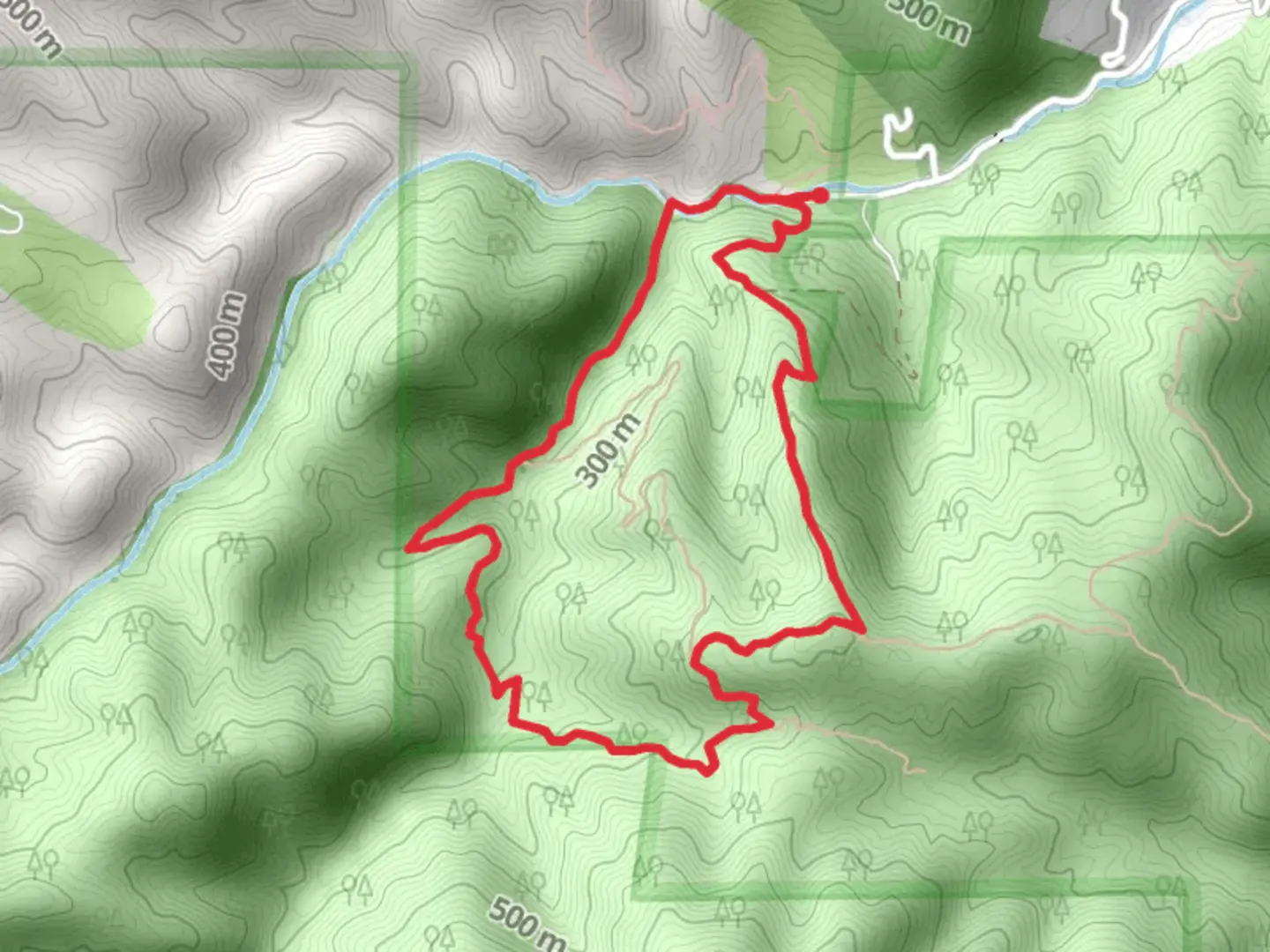 An image depicting the trail Hitchcock Loop Trail and its surrounding area.