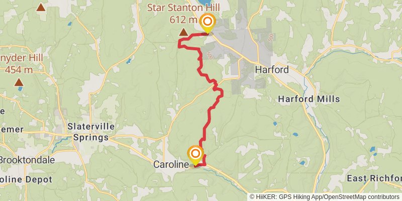 North Country Trail - New York stage 30 Map