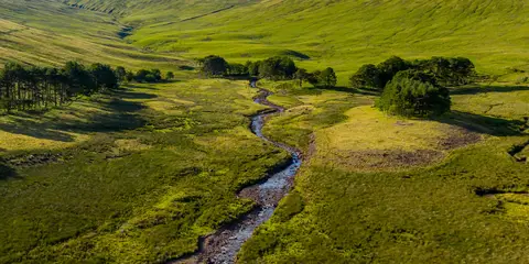 An image depicting the trail Brecon Beacons Horseshoe Ridge Walk and its surrounding area.