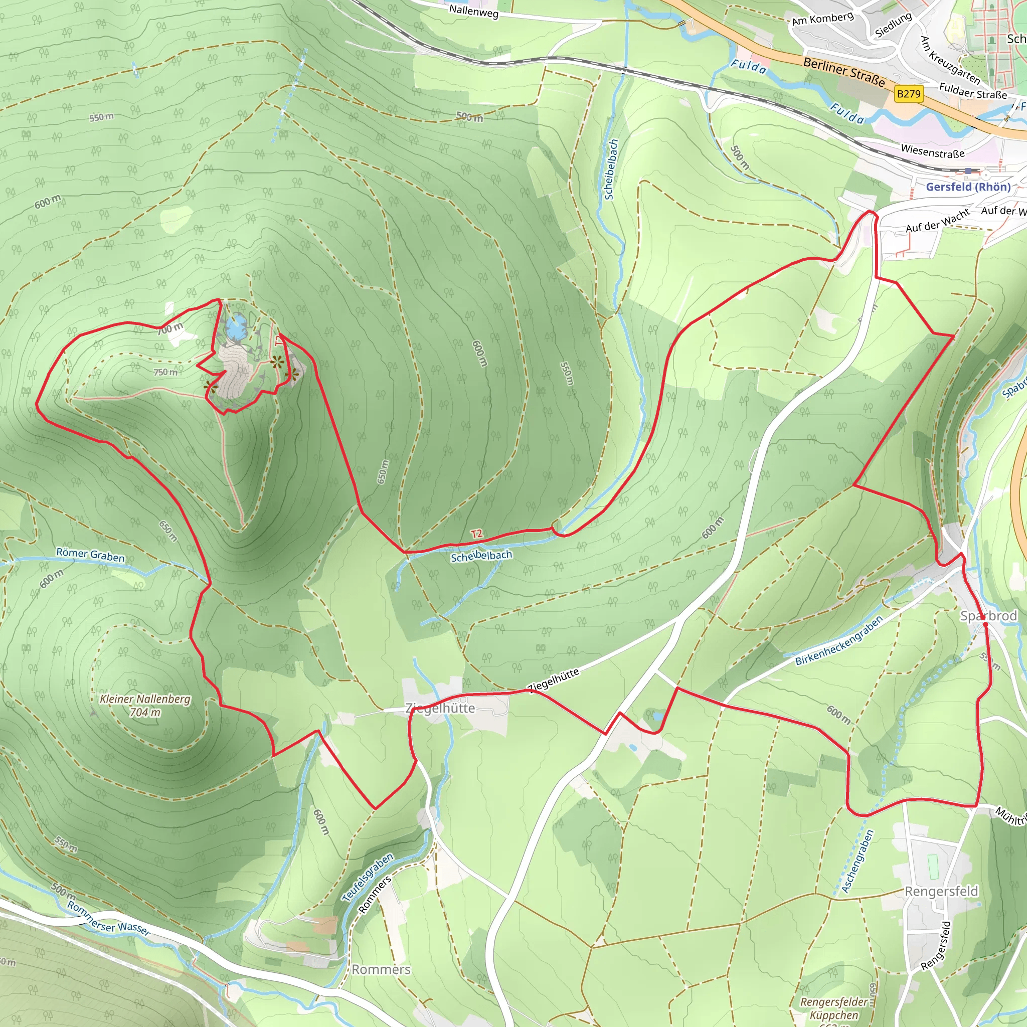 Großer Nallenberg Loop - Sparbrod mobile static map