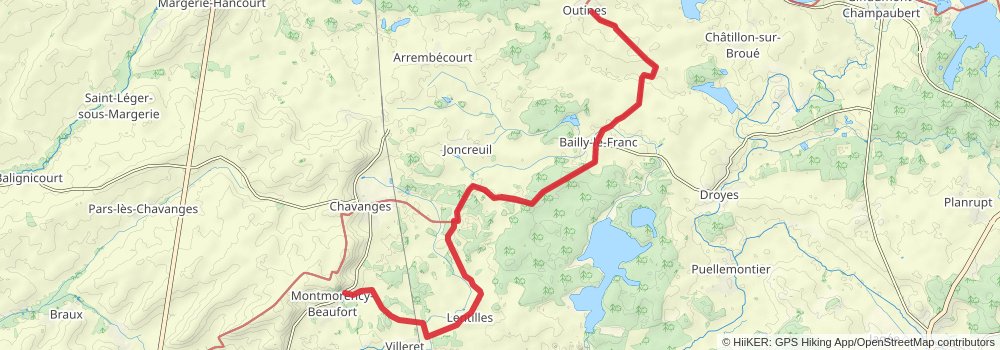 Via Francigena stage 32 Map