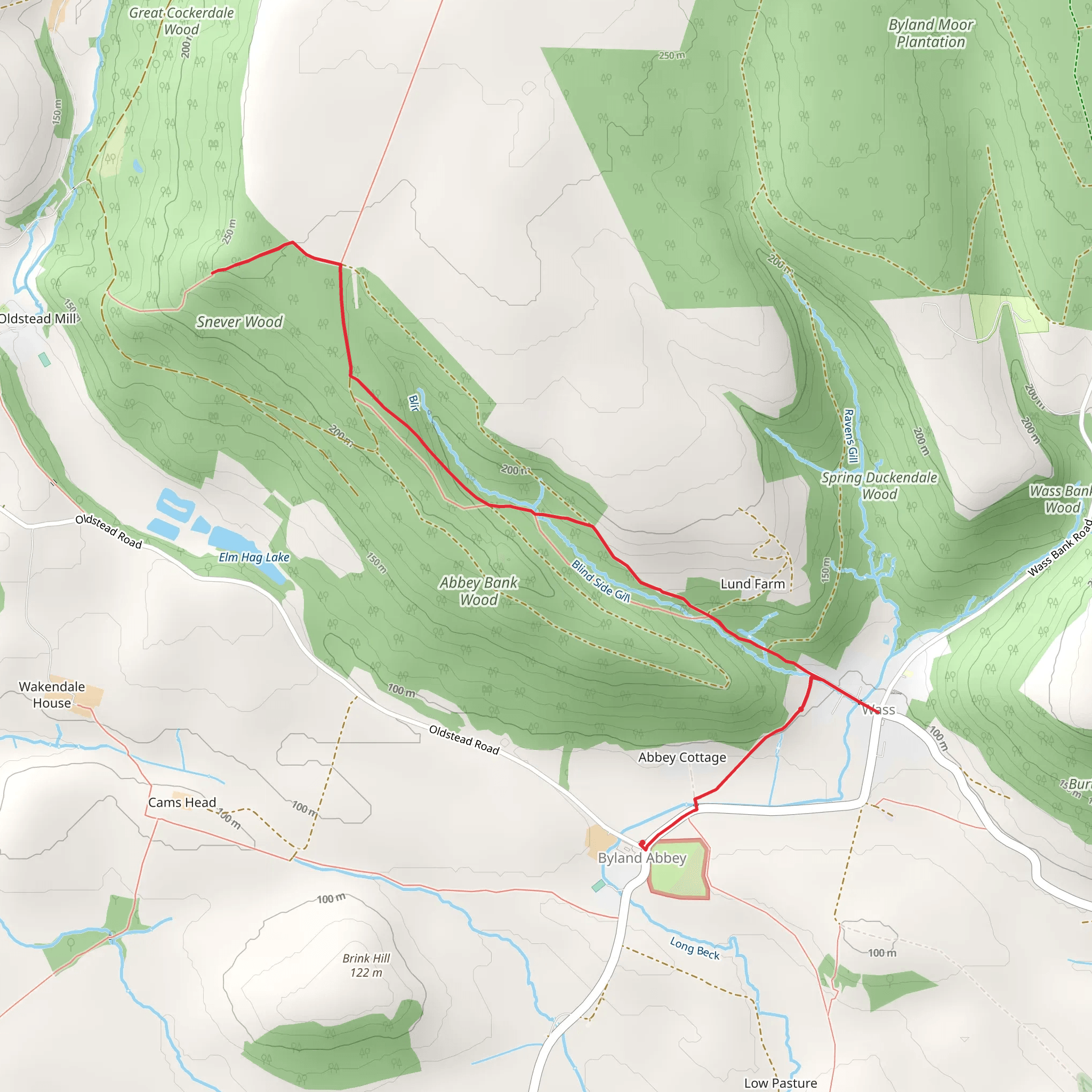 Mount Snever Observatory Walk mobile static map