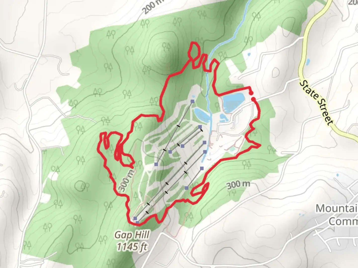 An image depicting the trail Doe Mountain Lane Loop Trail and its surrounding area.