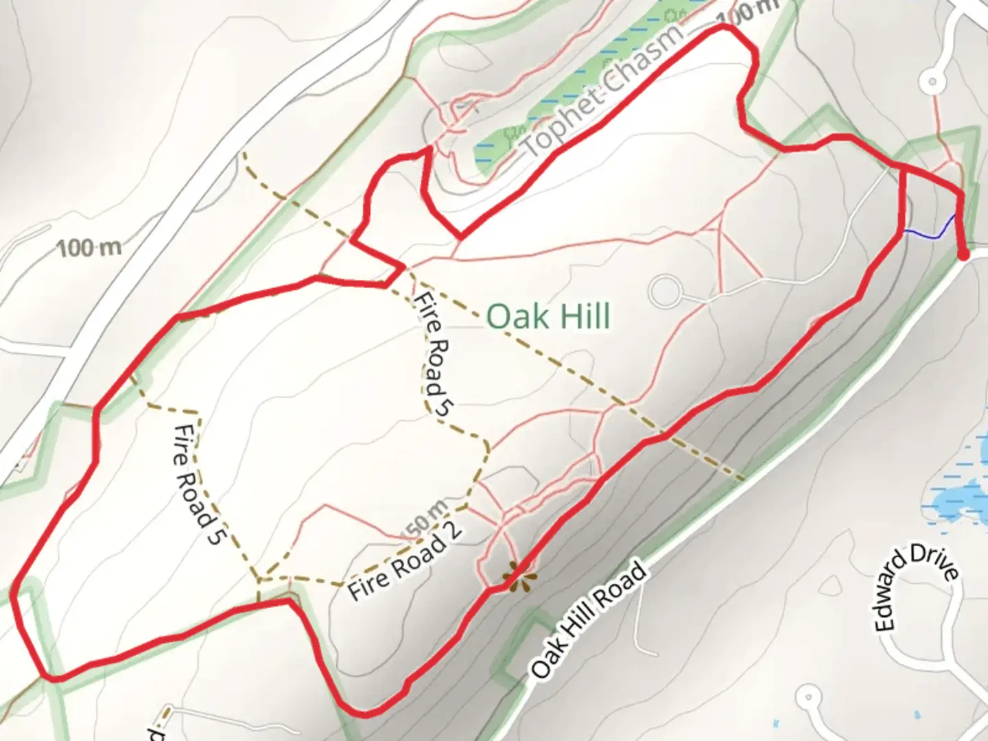 An image depicting the trail Littleton - Boundary Loop Trail and its surrounding area.
