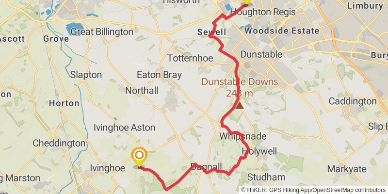 Icknield Way Trail stage 3 Map