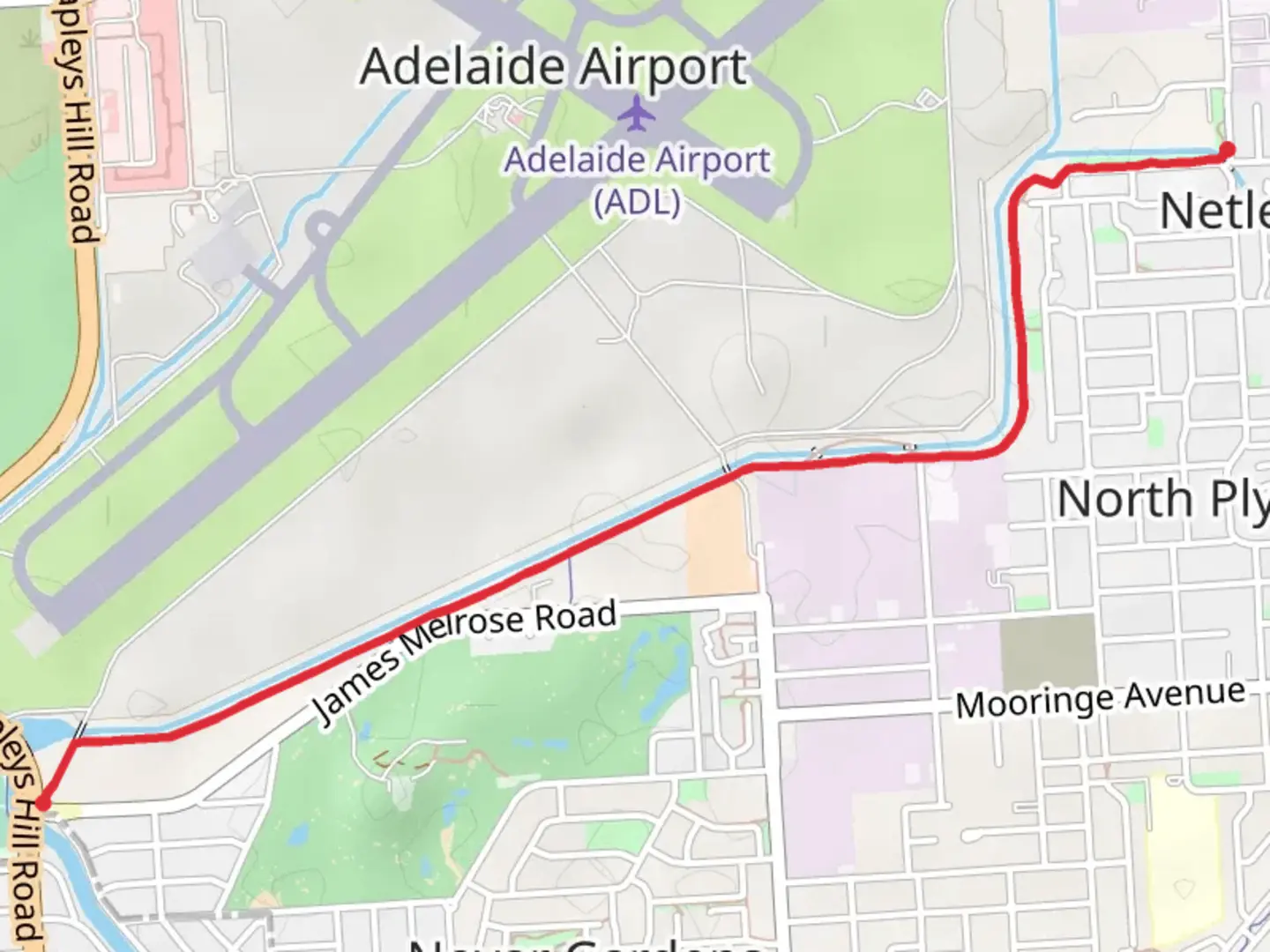 An image depicting the trail Captain McKenna Pathway and its surrounding area.