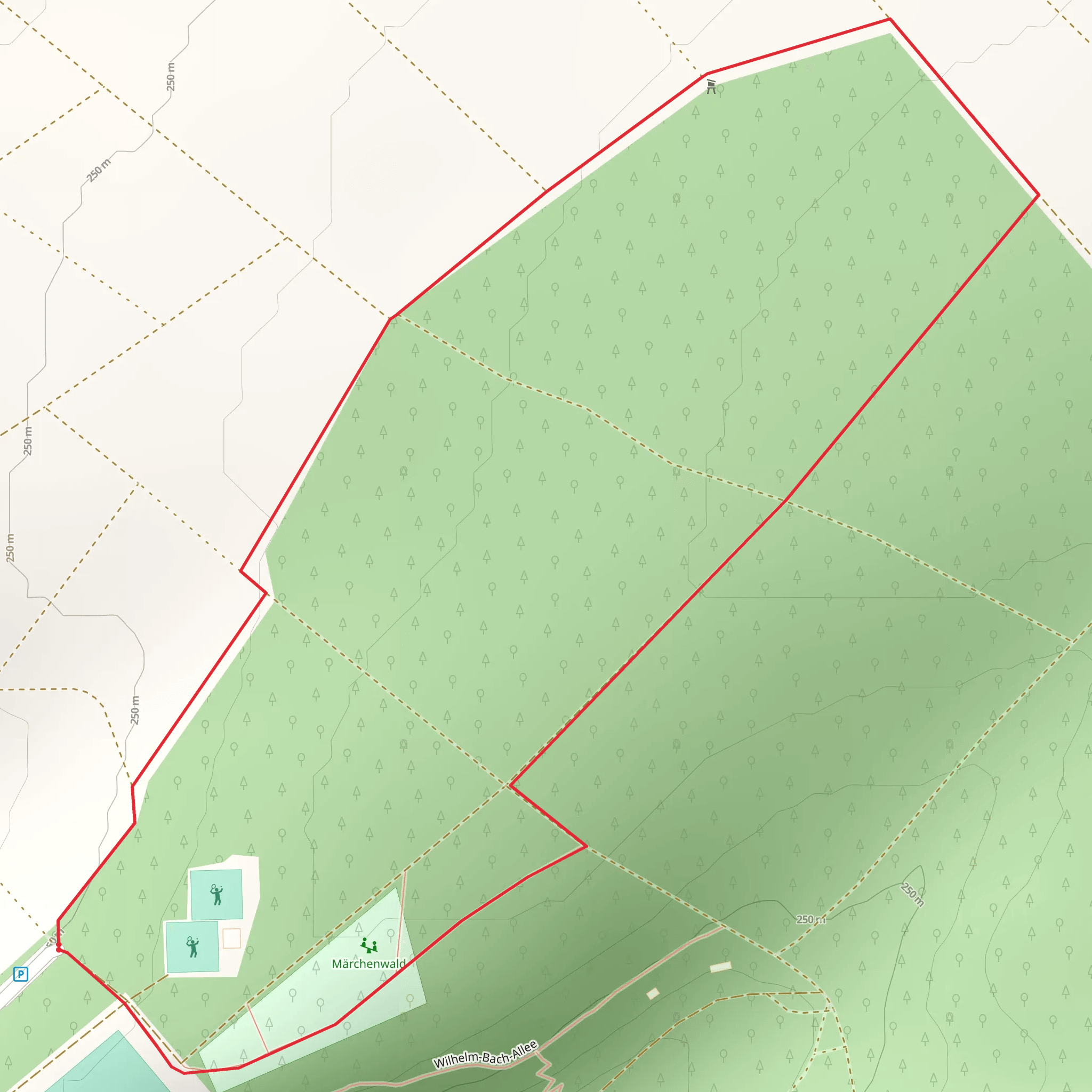 Aar Hoehenweg Loop mobile static map