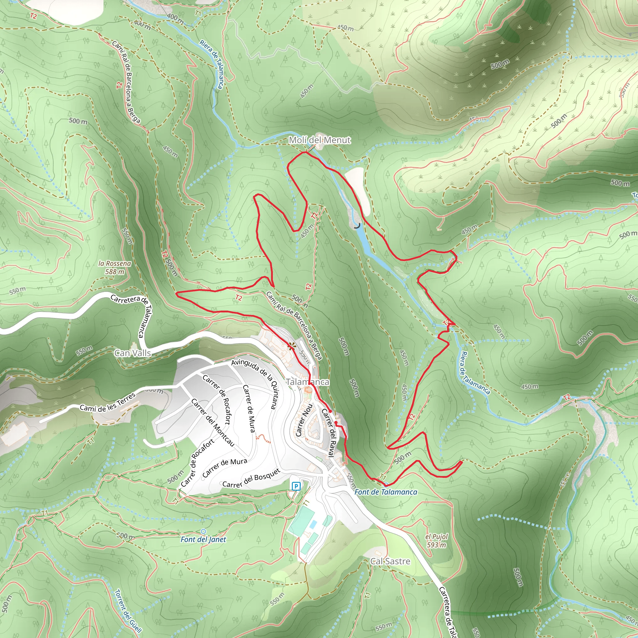 The Stream of Talamanca SL C 58 mobile static map