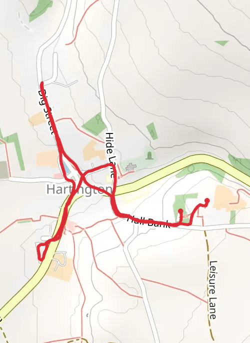 Derbyshire Dales Running mobile static map