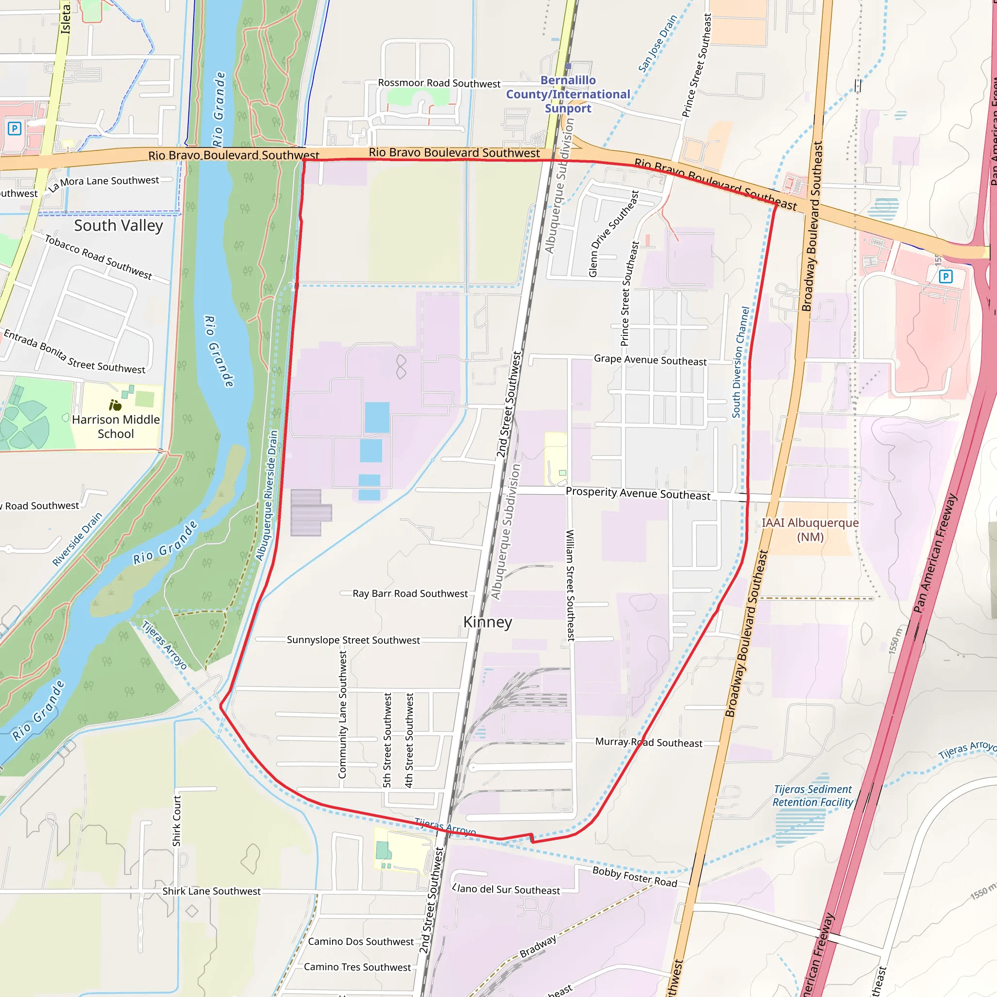 Chavez Loop mobile static map