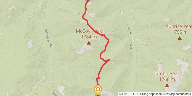 Langille Ridge Trail stage 2 Map