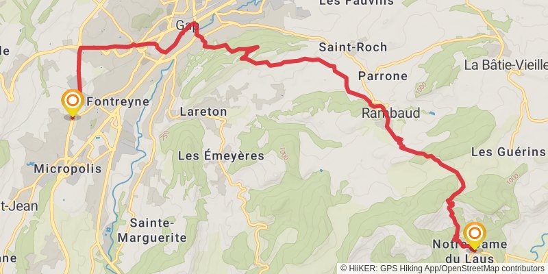 Via Domitia stage 9 Map