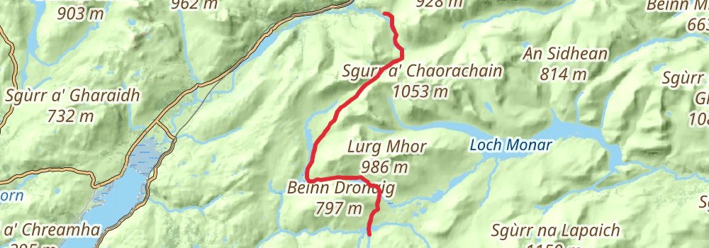 Scottish National Trail stage 34 Map