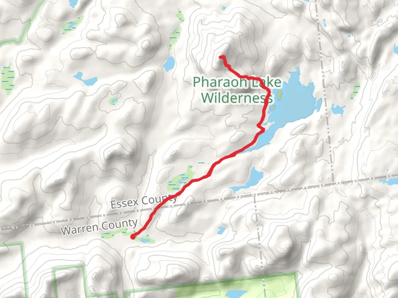 Pharoah Mountain and Pharoah Lake via Pharoah Brook Trail