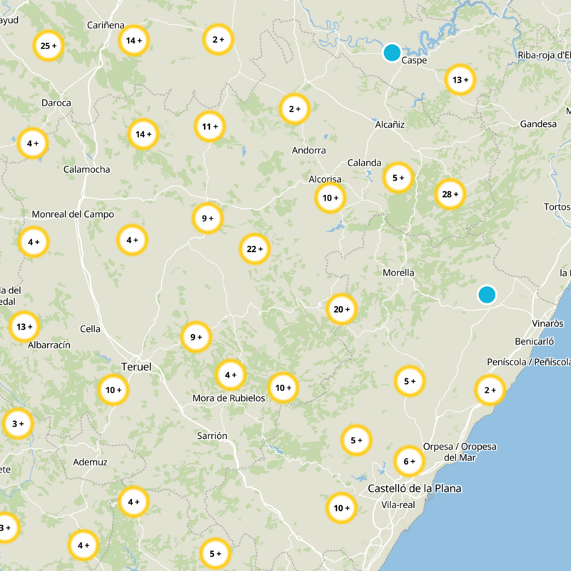 Cañada De Benatanduz Static Map