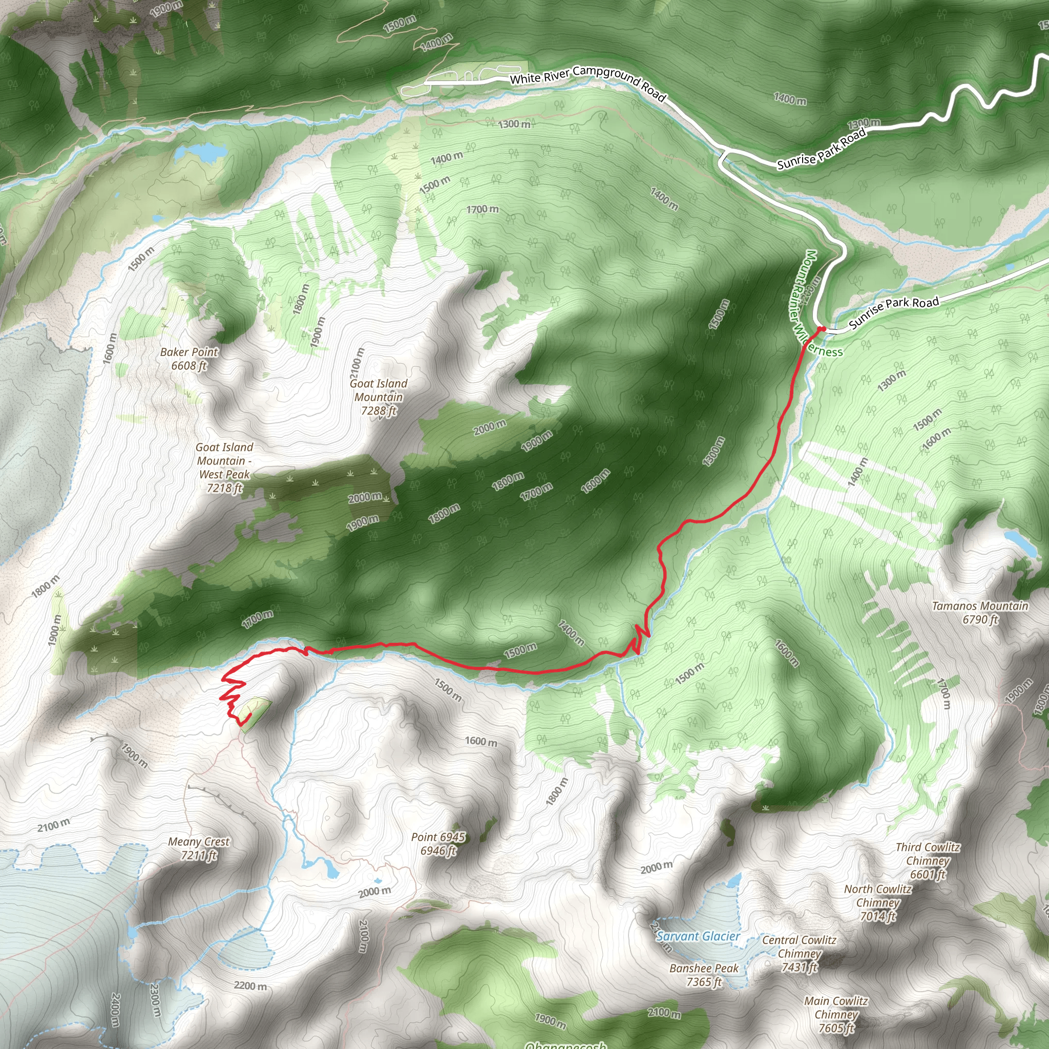 Summerland Trail mobile static map